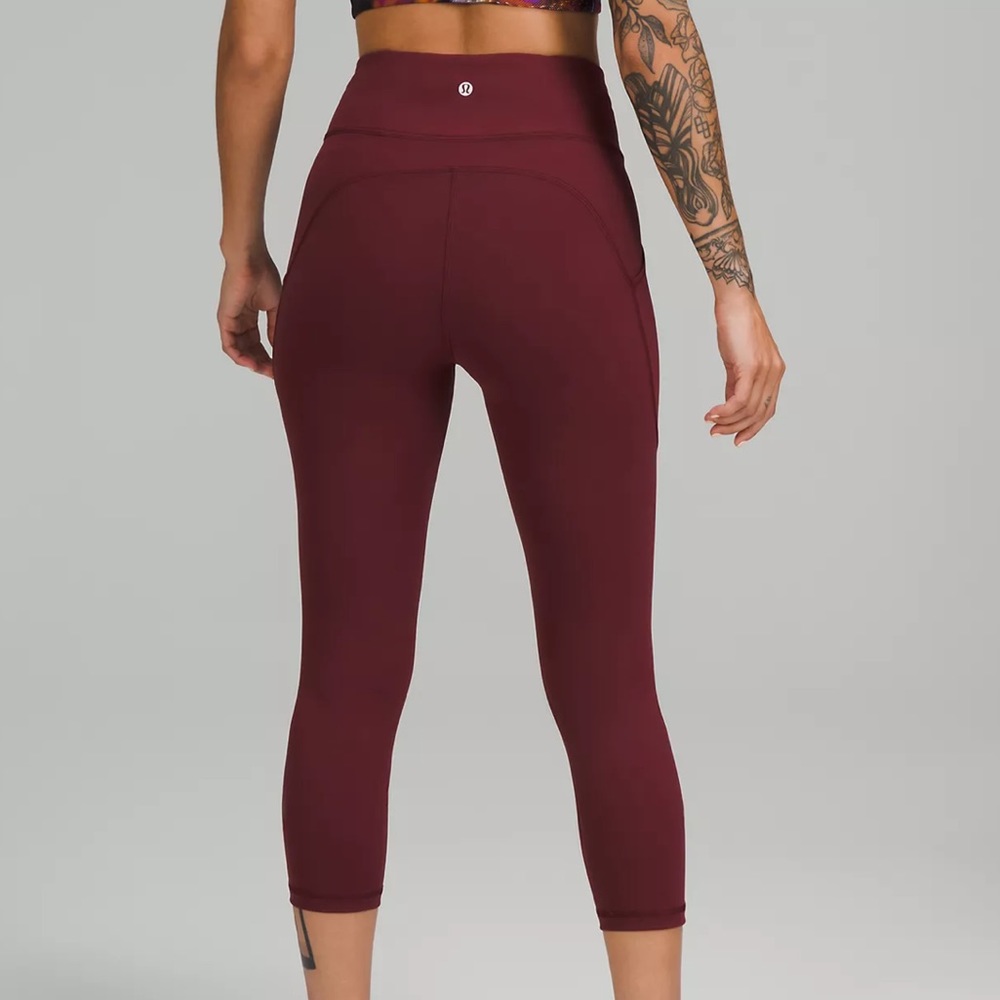 Lululemon Invigorate High-Rise Crop Leggings (Size 6)